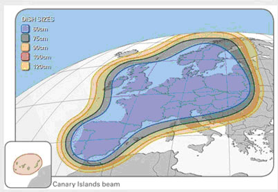 DVB-T Ausleuchtung Europa